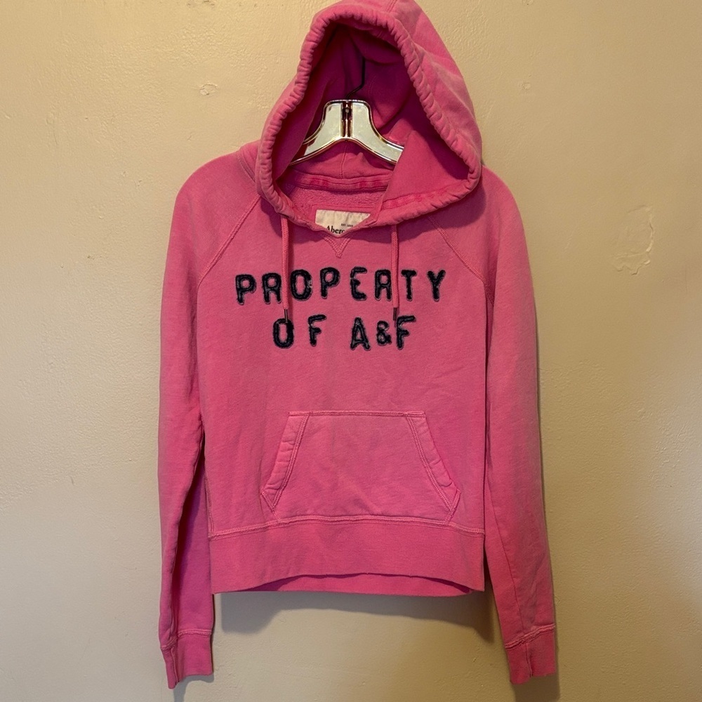 Abercrombie & Fitch Vibrant Pink Sweatshirt